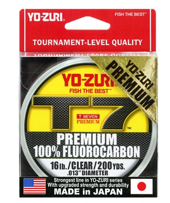 Yo-Zuri T7 Premium Fluorocarbon 200 Yards 1 Yo-Zuri T7 Premium Fluorocarbon 200 Yards