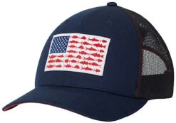 Columbia PFG Mesh Snap Back Fish Flag Ball Cap -Fishing Sale Shop columbia 183700 pfg mesh snap back fish flag ball cap 08048.1651234923