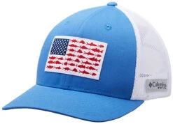 Columbia PFG Mesh Snap Back Fish Flag Ball Cap -Fishing Sale Shop columbia 183700 pfg mesh snap back fish flag ball cap 13470.1651234923