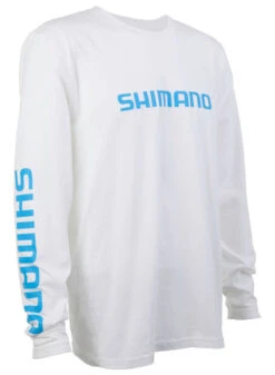 Shimano Logo Cotton Long Sleeve T-Shirts -Fishing Sale Shop shimano logo cotton long sleeve t shirts 65285.1651243778