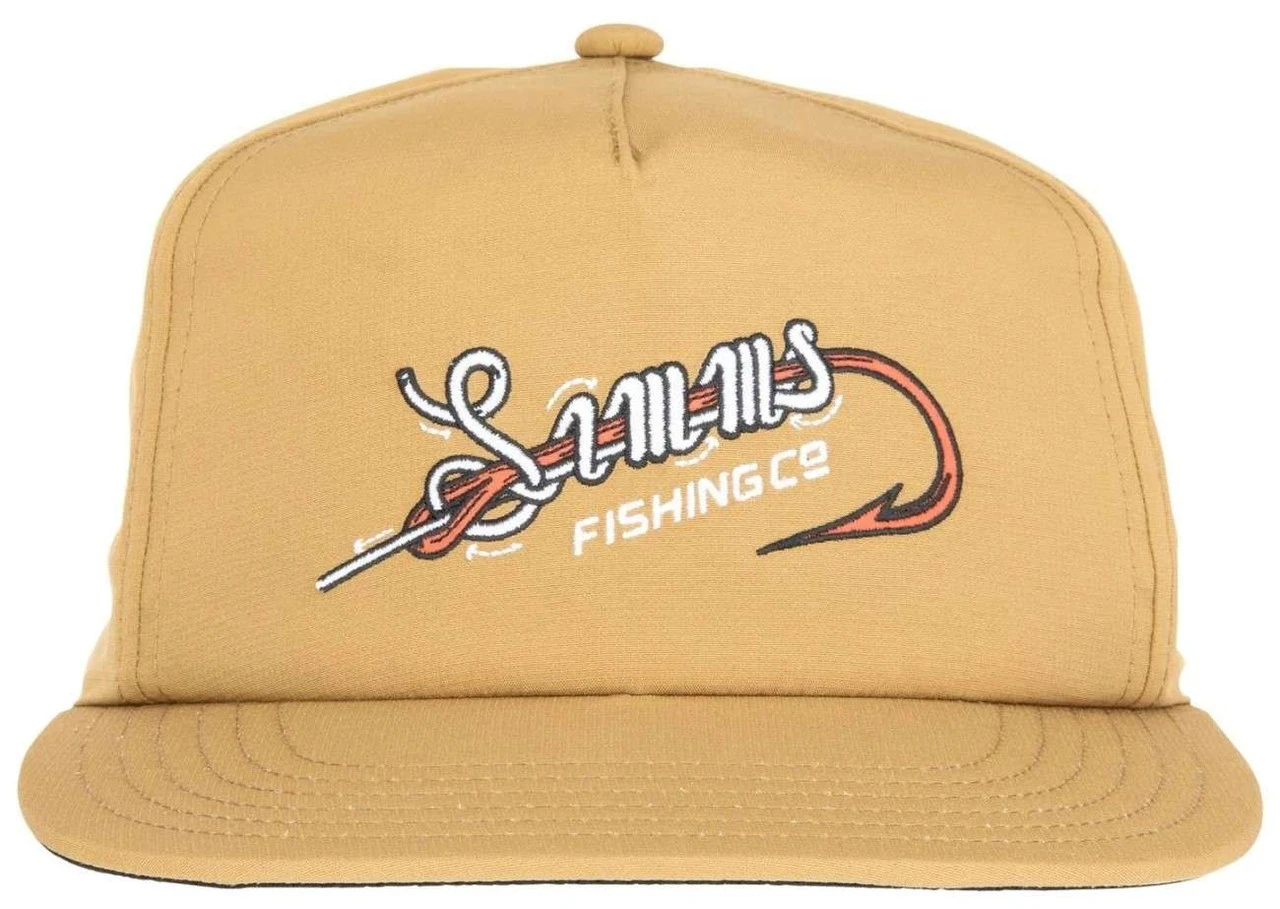 Simms Unstructured Flat Brim Cap - Camel 1 Simms Unstructured Flat Brim Cap - Camel