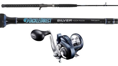 TackleDirect TDSCJ661MH Silver Hook/Shimano TOR14HGA Torium Combo 1 TackleDirect TDSCJ661MH Silver Hook/Shimano TOR14HGA Torium Combo